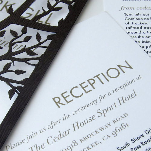 invitation close-up